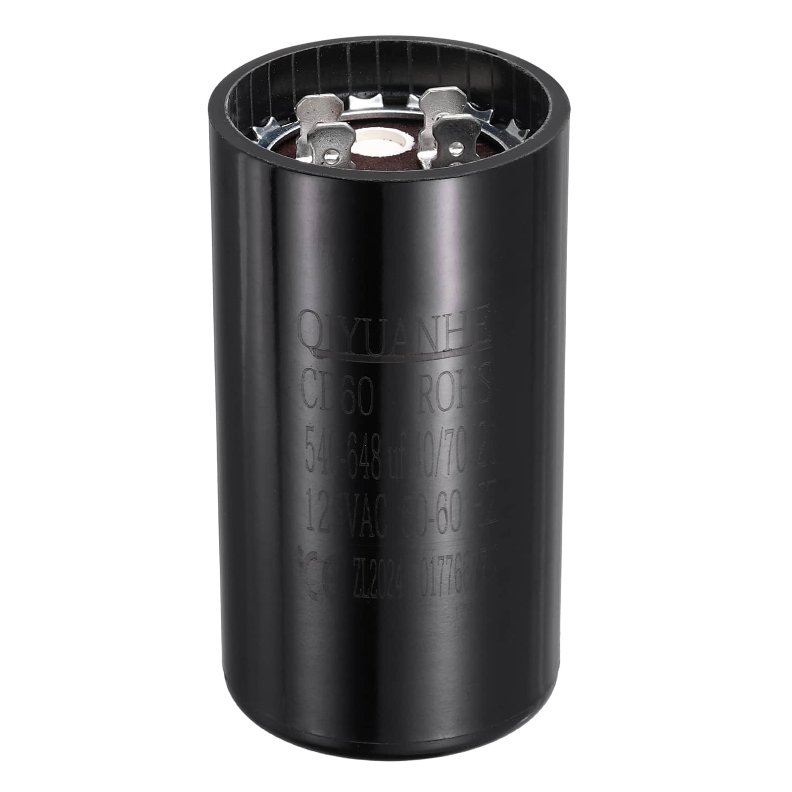 Unique Bargains - CD60 Motor Run Capacitor, 540-648uF MFD AC125V, 50-60Hz, for Electric Motor, 46x86mm - Black price history on PriceWatchPro