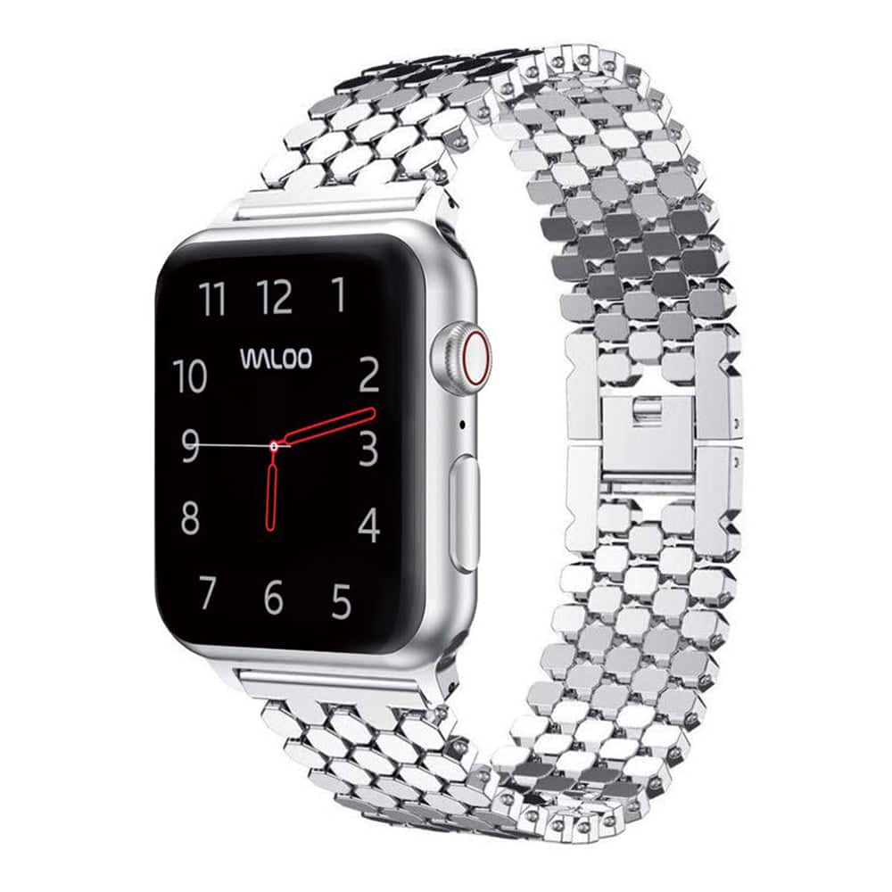 Waloo - Honeycomb Pattern Band For Apple Watch - Silver price history on PriceWatchPro