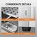 CONSIDERATE DETAILS
- Removable Shelves
- Door Handle
- Stainless Steel Tank
- Anti-skid Feet