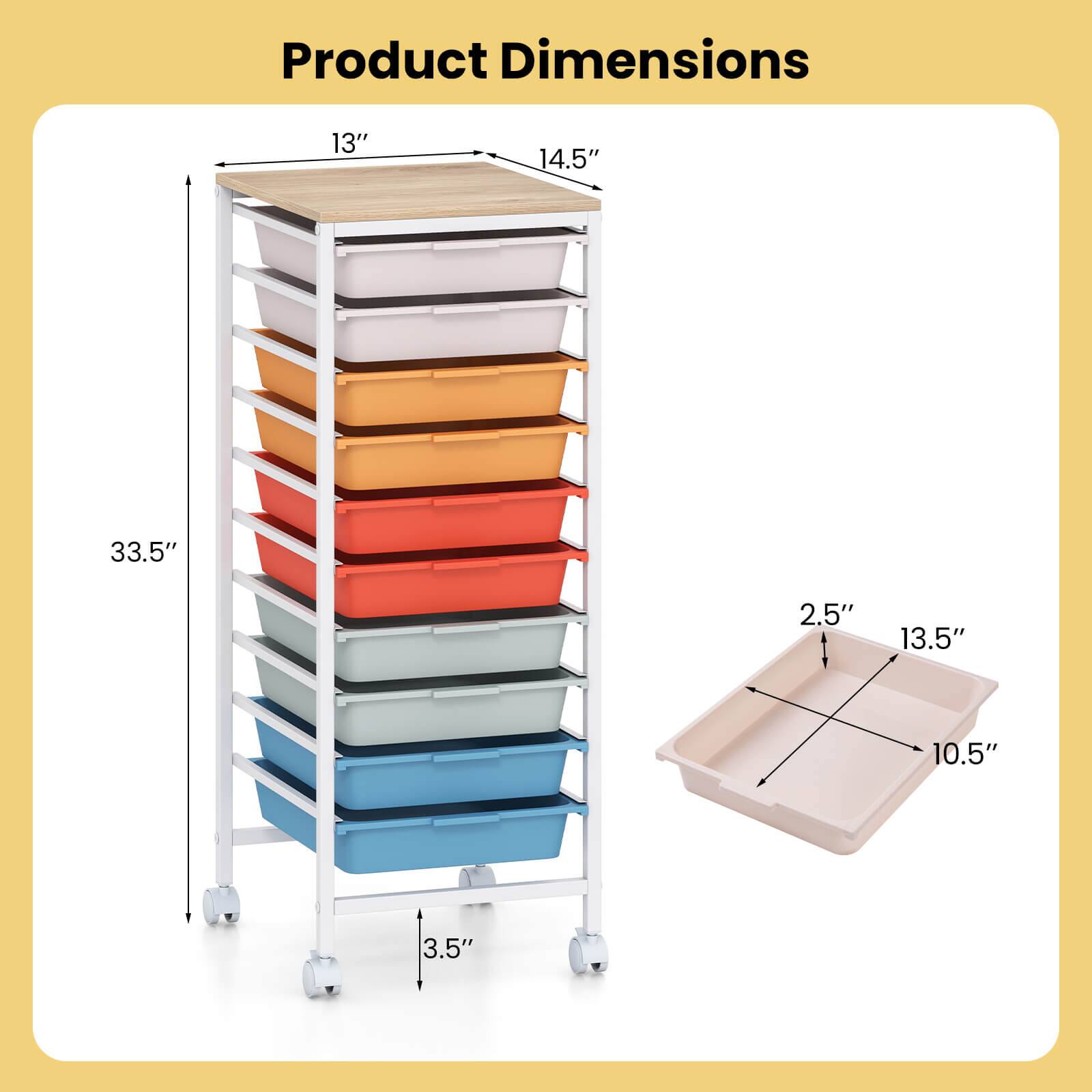 Product Dimensions: 13" x 14.5" x 33.5" x 2.5" x 13.5" x 10.5" x 3.5"