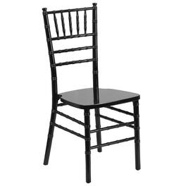 Emma + Oliver - Wedding & Event Wood Chiavari Dining Chair - Black