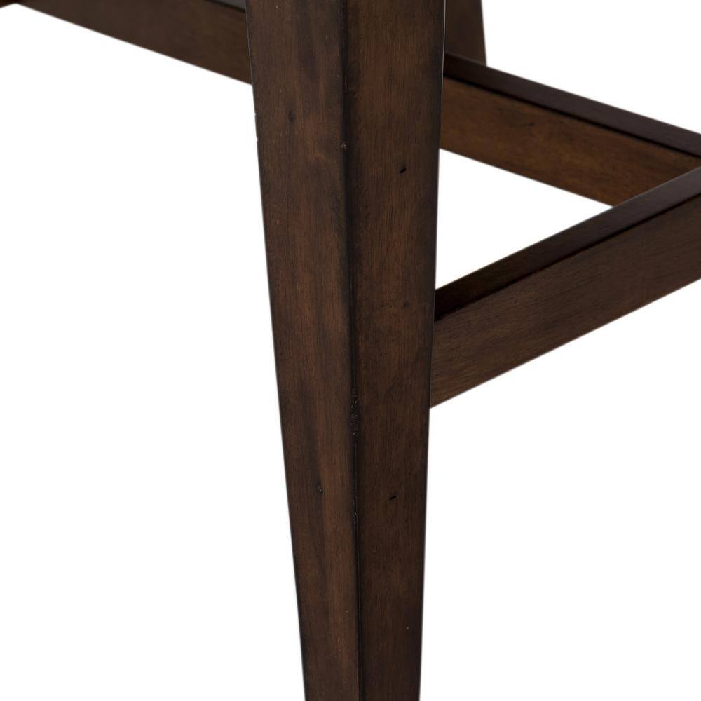 Alt View 3. Liberty Furniture Industries - Armand Upholstered Side Chair (RTA)-Set of 2 in Antique Brownstone - Brown.