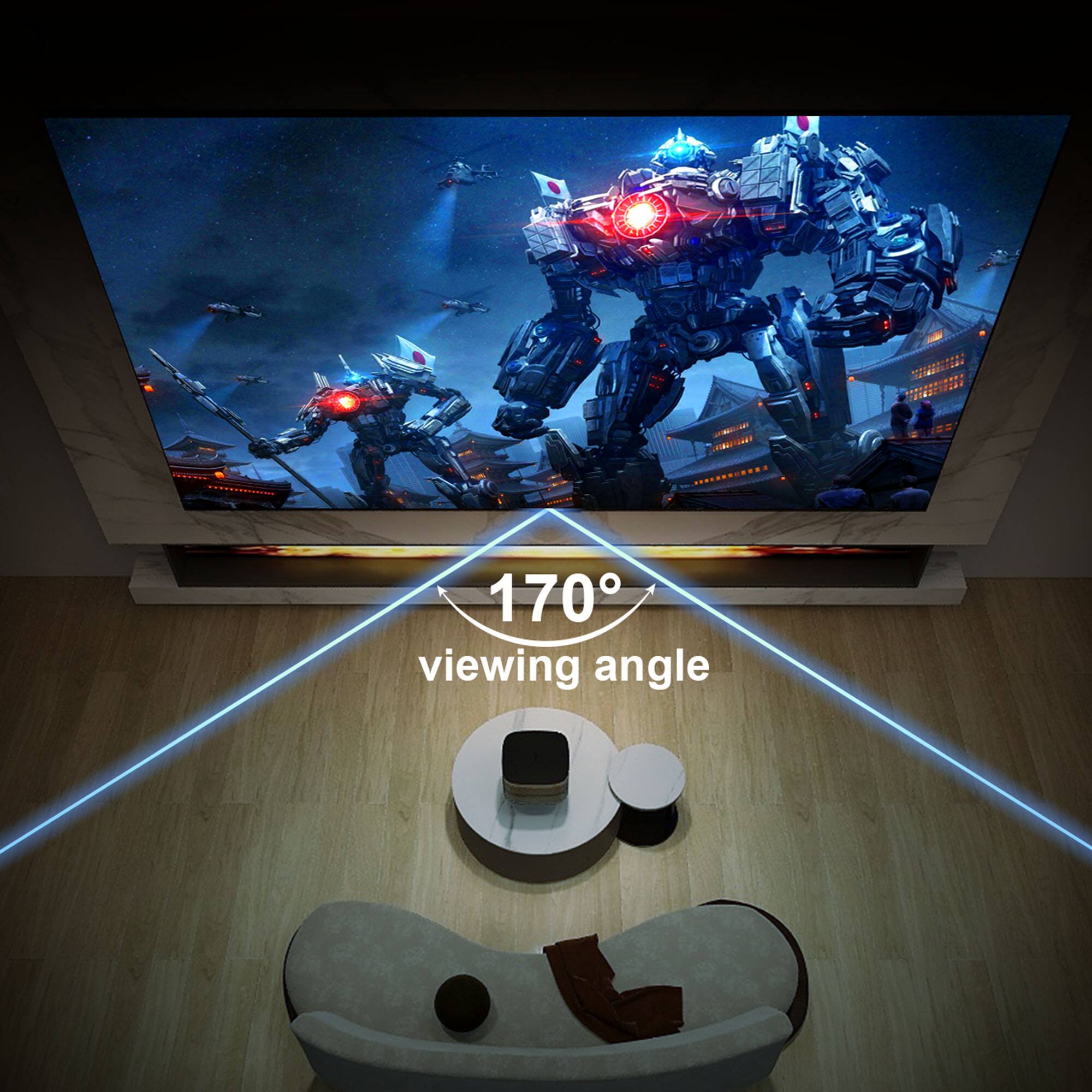 170° viewing angle