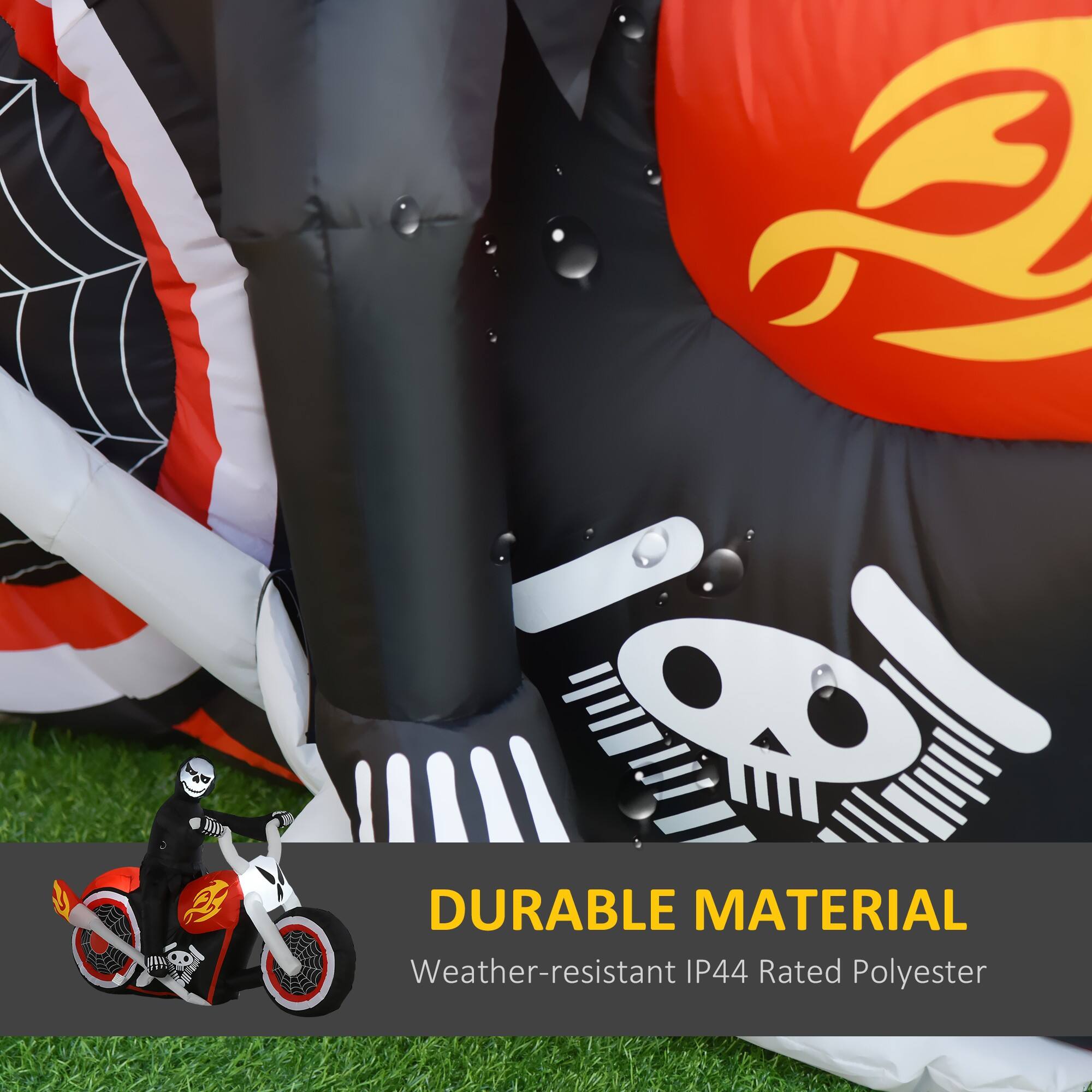 DURABLE MATERIAL  
Weather-resistant IP44 Rated Polyester