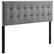 Front. Modway - Lily Biscuit Tufted Performance Velvet Queen Headboard by Modway - Gray.