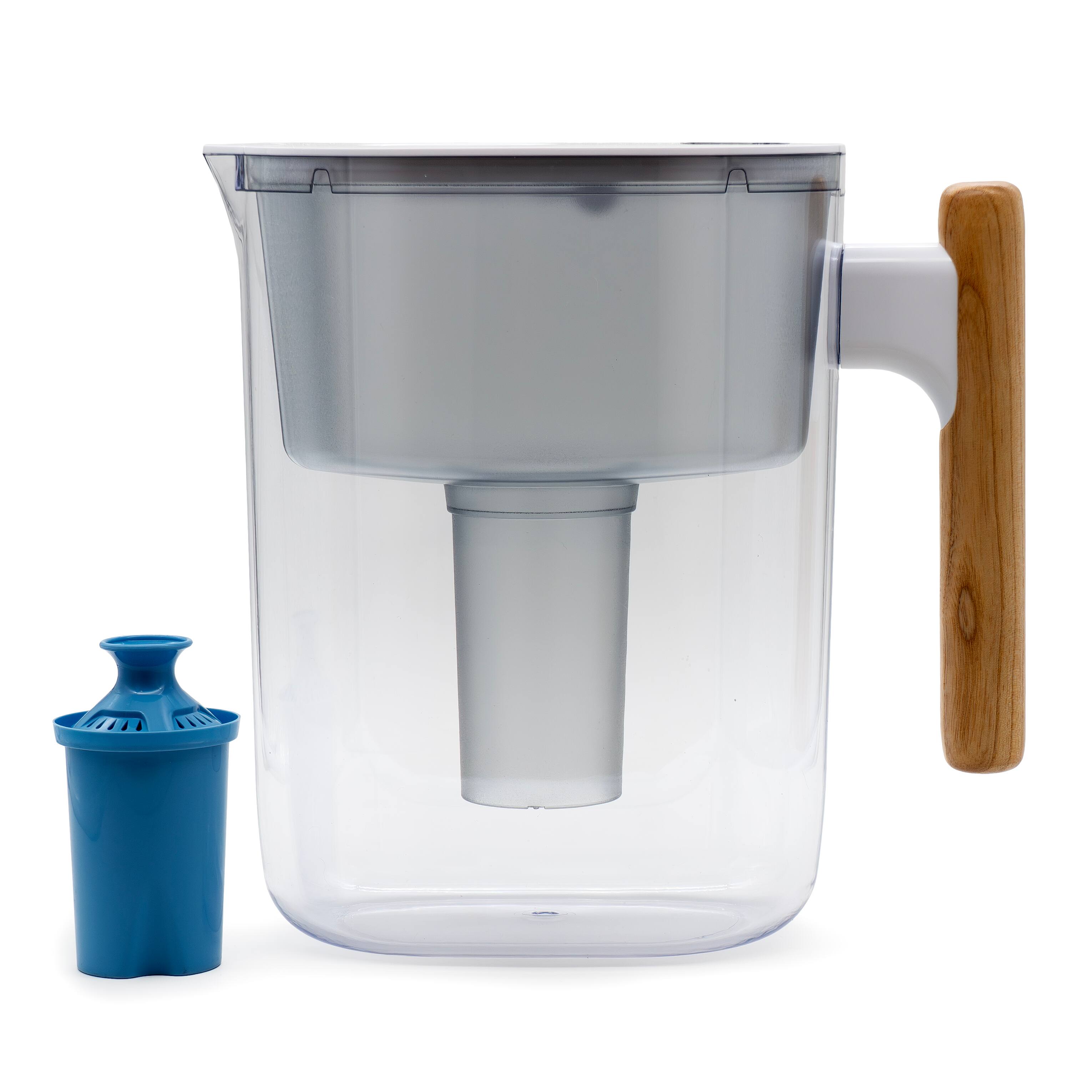 Alt View 2. FC Design - Freco 16 Cup/3.8L Water Filter Pitcher – 1 Elite Long Life Brita Compatible Filter, NSF42/53 Certified, BPA Free – White.