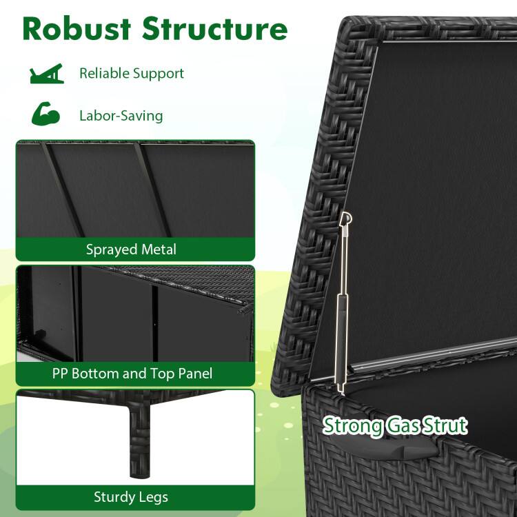 Robust Structure  
Reliable Support  
Labor-Saving  
Sprayed Metal  
PP Bottom and Top Panel  
Strong Gas Strut  
Sturdy Legs