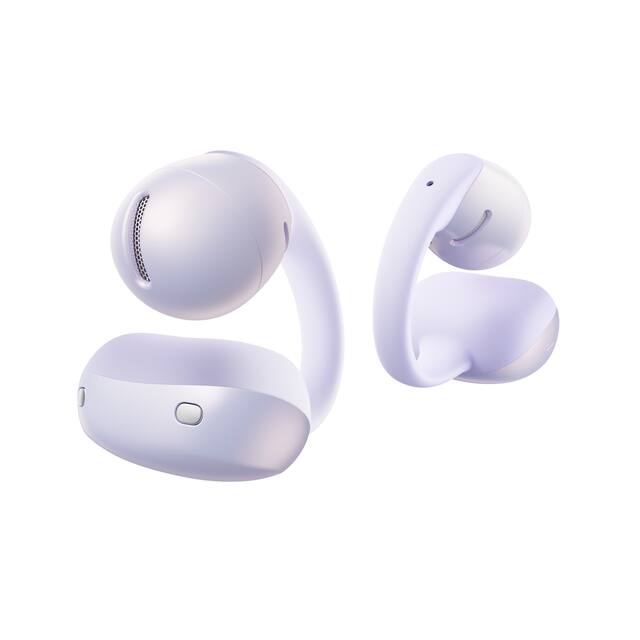Shokz - OpenDots Air Open-Ear Clip-On True Wireless Bluetooth Earbuds - Daybreak Purple