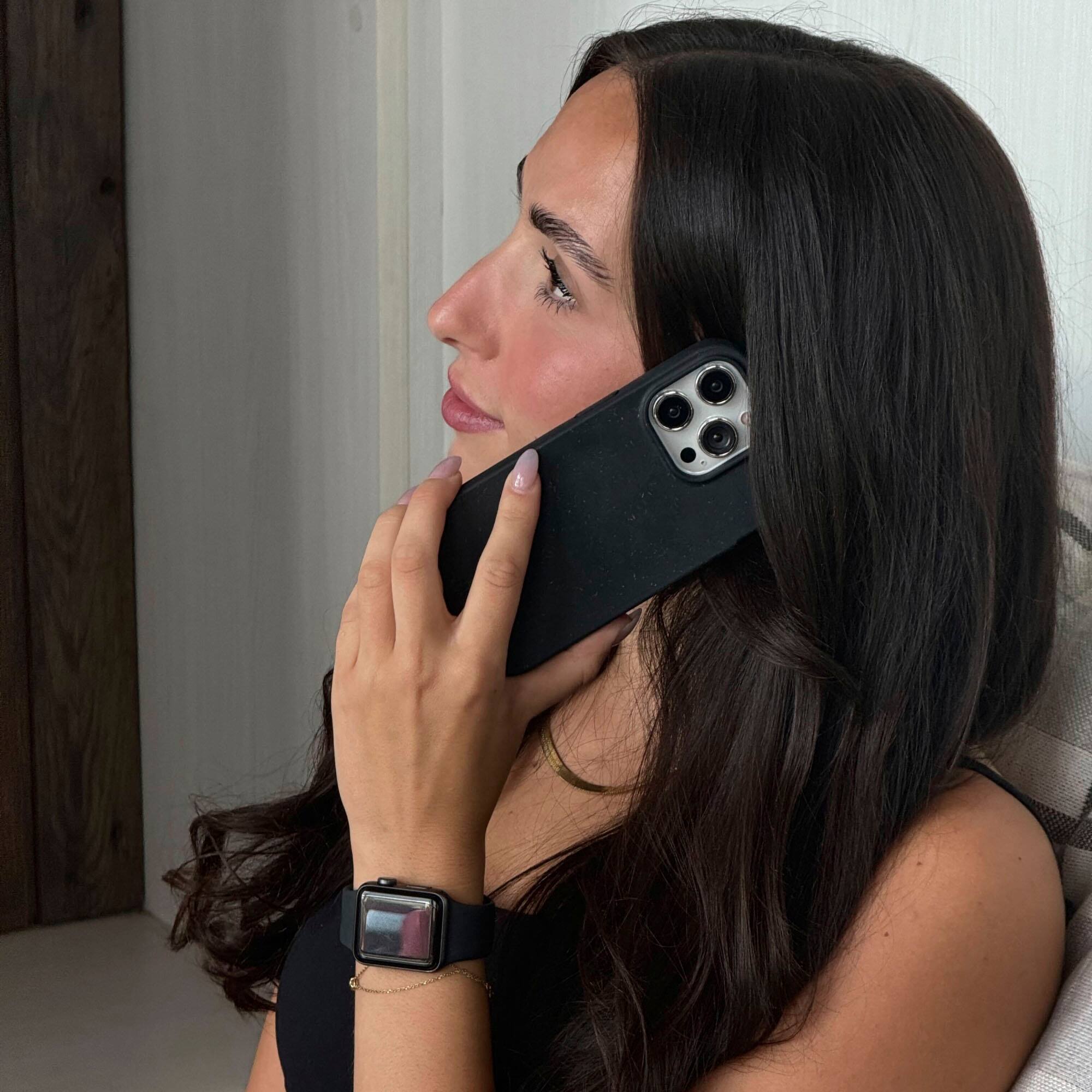 Alt View 13. Pela - Eco Friendly Hard Shell Case with MagSafe Module for Apple iPhone 15 Pro + Bonus Custom Case Activation Code - Black.