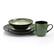 Alt View 9. Elama - Elama Grand Jade 16 Piece Luxurious Stoneware Dinnerware with Complete Setting for 4, 16pc - Jade.