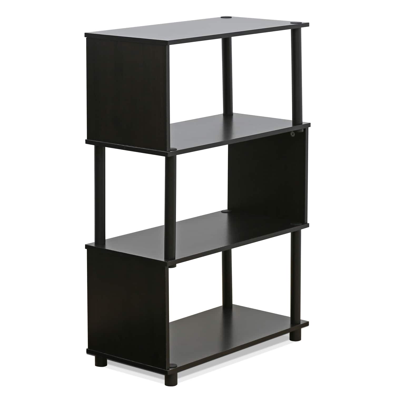 Furinno - Flexi 4-Tier Rack, Espresso - Espresso