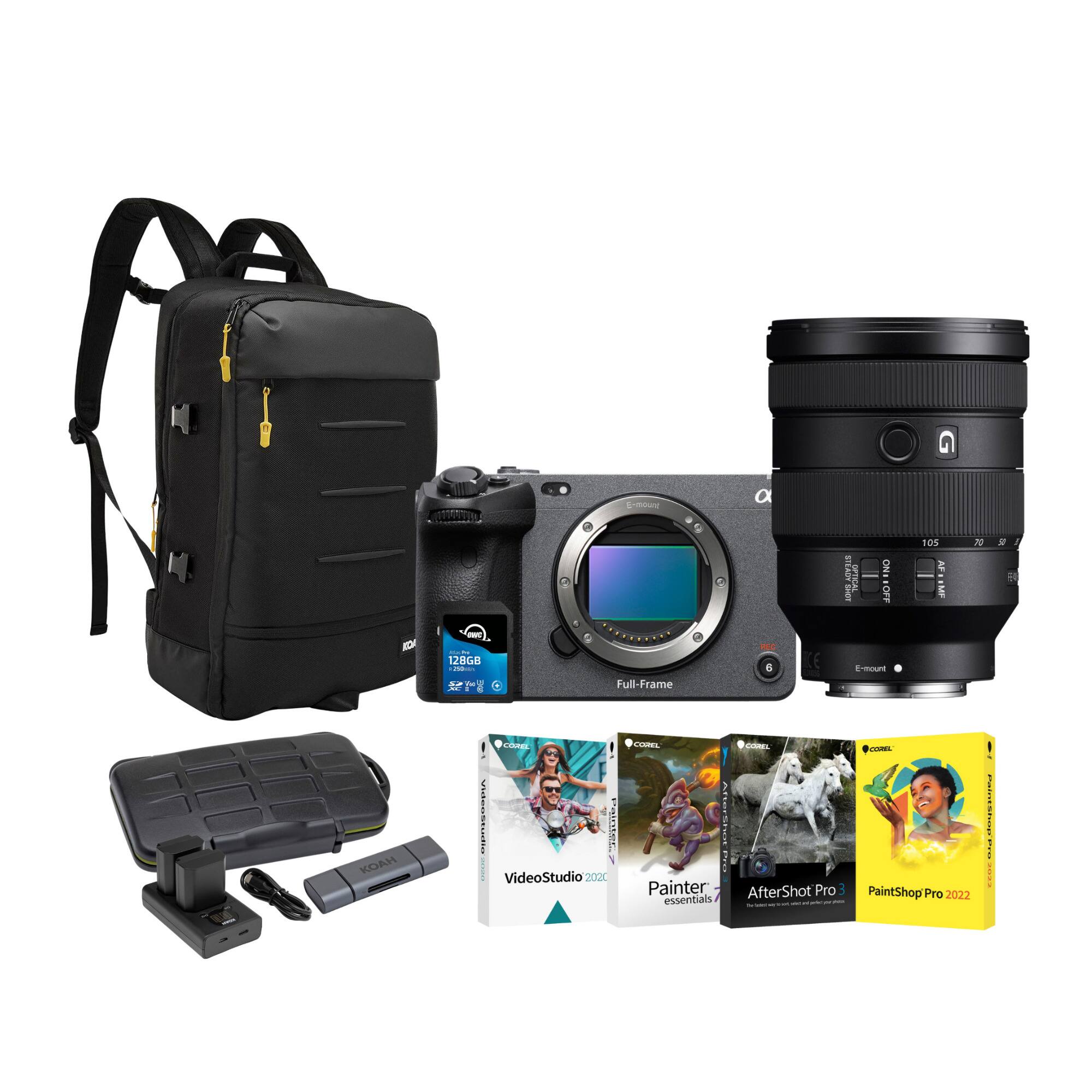 Sony - FX30 Digital Cinema Camera with FE 24-105mm f/4 G OSS Lens Bundle