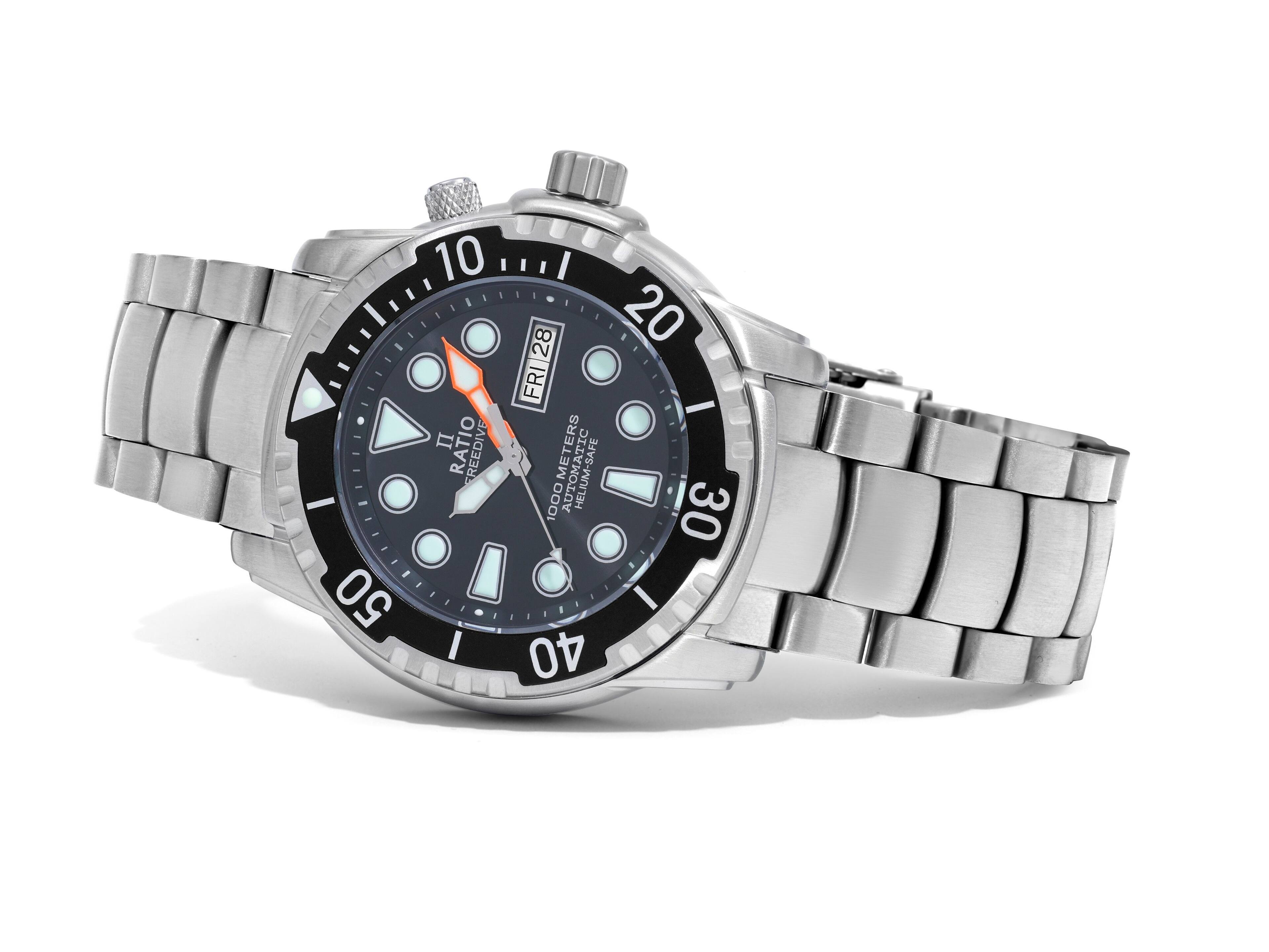 FRI 28 RATIO METERS FREEDIVE HELIUM-SAFE 1000 10 20 30 40 50