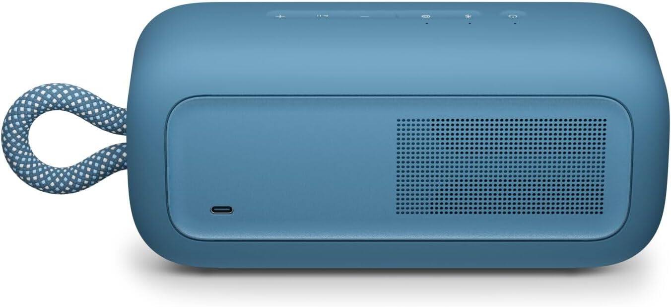 Left. Bose - Bose SoundLink Plus Portable Bluetooth Speaker Bundle with Fast Charger, Wireless (Blue Dusk) - Blue Dusk.