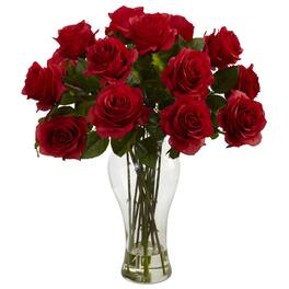 BreeBe - Blooming Roses w/Vase - Red
