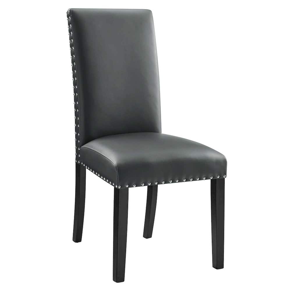 Modway - Parcel Dining Faux Leather Side Chair - Gray
