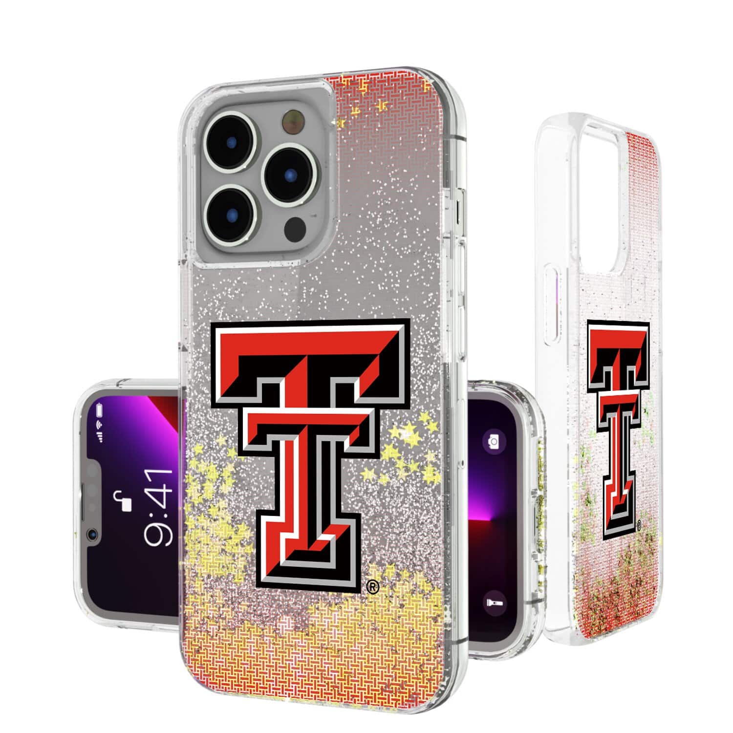 Keyscaper - NCAA - Texas Tech Red Raiders Linen Logo iPhone Glitter Case - 14 Pro - Multicolor price history on PriceWatchPro