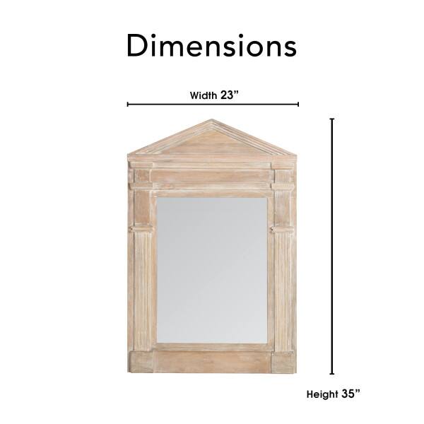 Dimensions Width 23" Height 35"