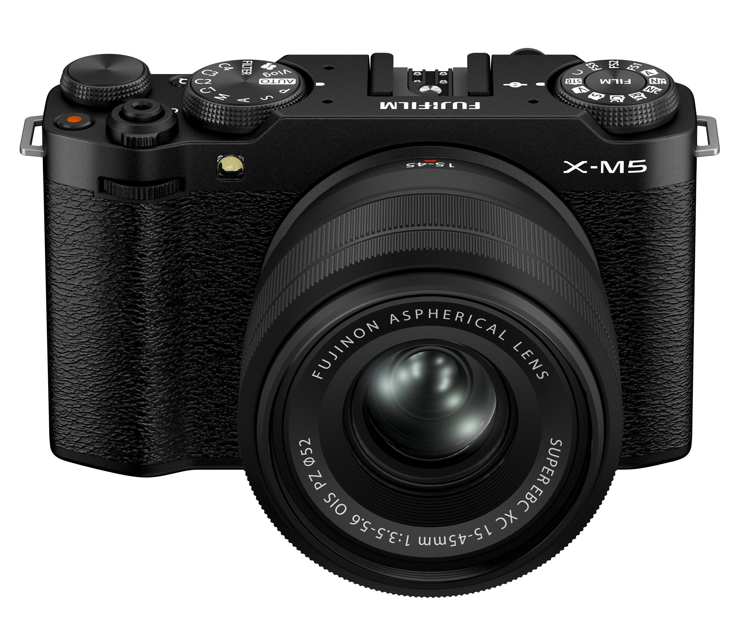 FUJIFILM X-M5 ASPHERICAL FUJINON LENS 52 SUPER PZ SIO BC XC 1:3.5-5.6 15-45mm