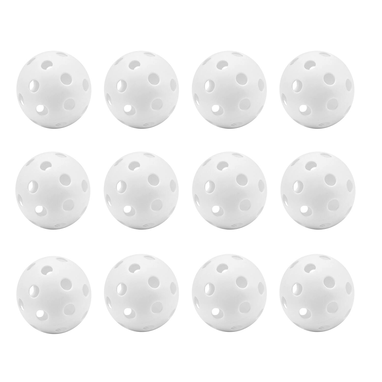 GSE Games & Sports Expert - 12-Pack Plastic Practice Golf Balls of Airflow Hollow,Training Golf Balls for Swing Practice - White price history on PriceWatchPro
