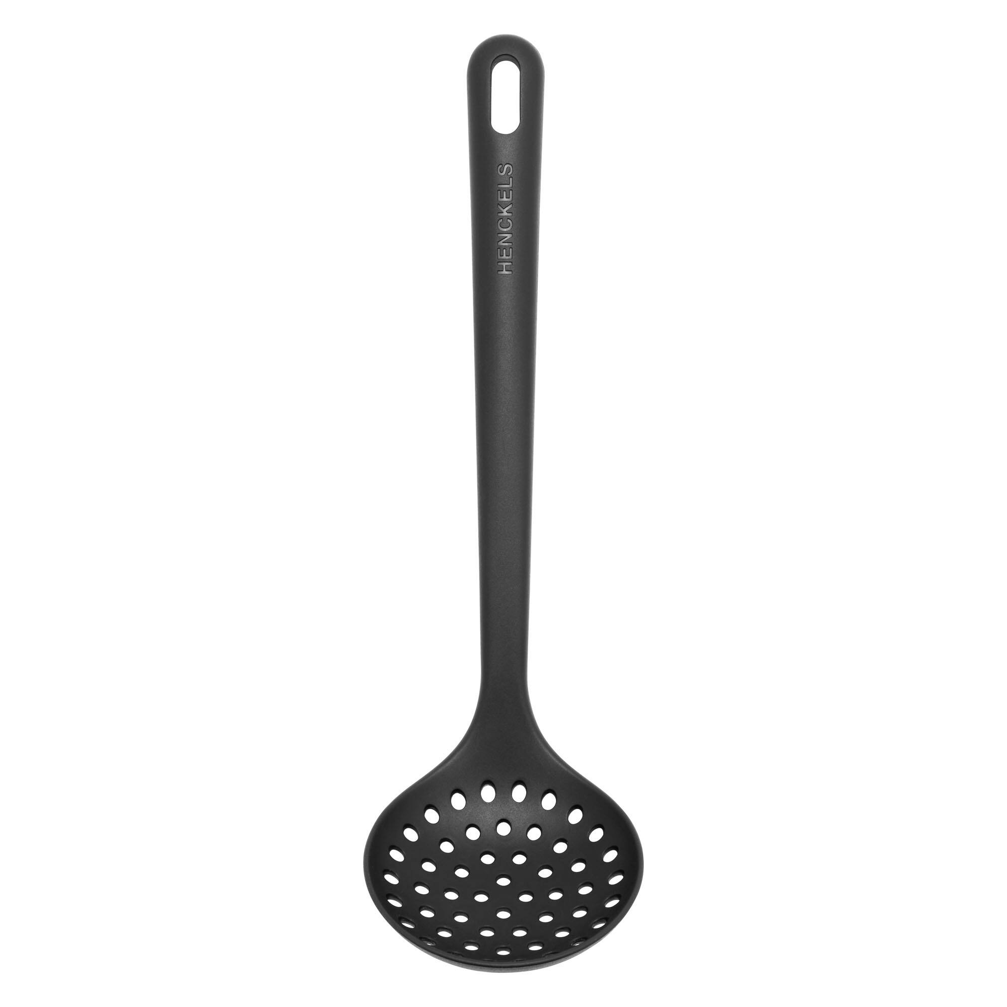 Alt View 2. Henckels - Henckels Silicone Onyx Cooking Utensil, Skimming Ladle - Black.