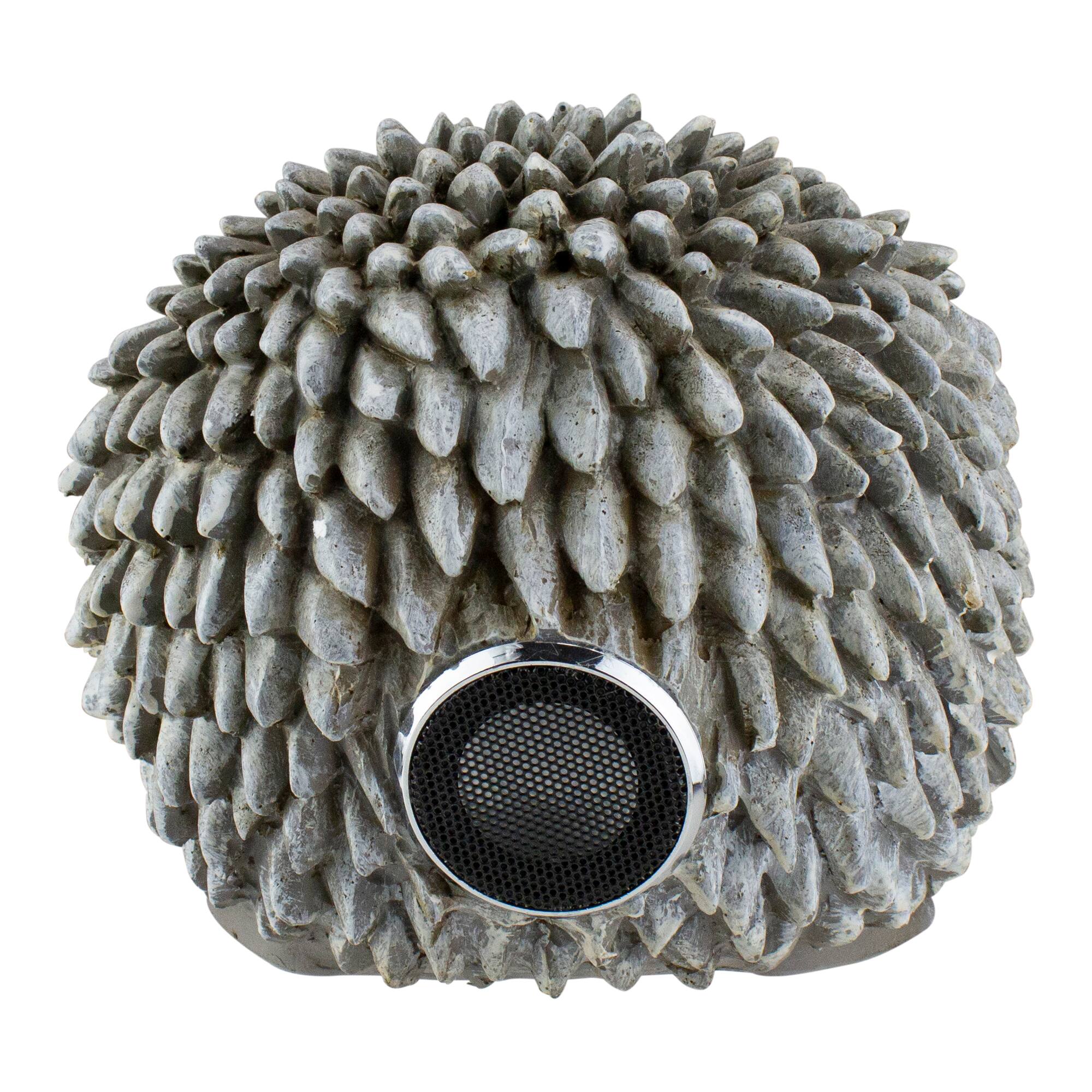 Alt View 4. Roman - Pudgy Pals Hedgehog Bluetooth Speaker - 6.25" - Gray.