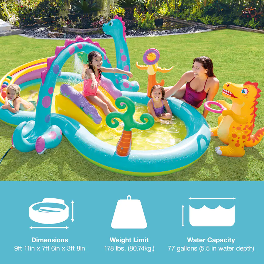 Intex Inflatable Pool Children Intex 11' x 7.5' x 44