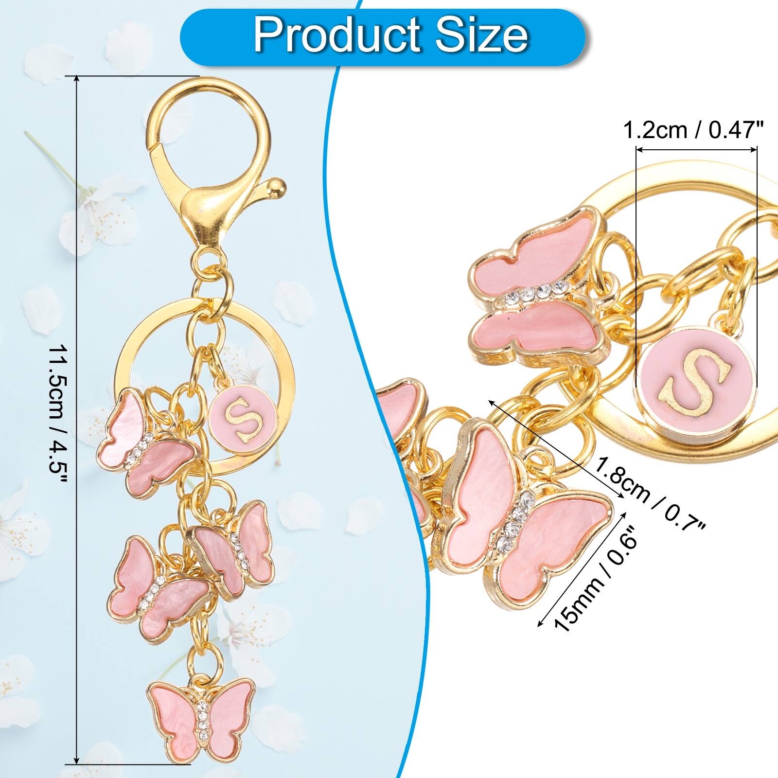 Product Size
1.2cm / 0.47"
11.5cm / 4.5"
1.8cm / 0.7" / 0.6"
15mm