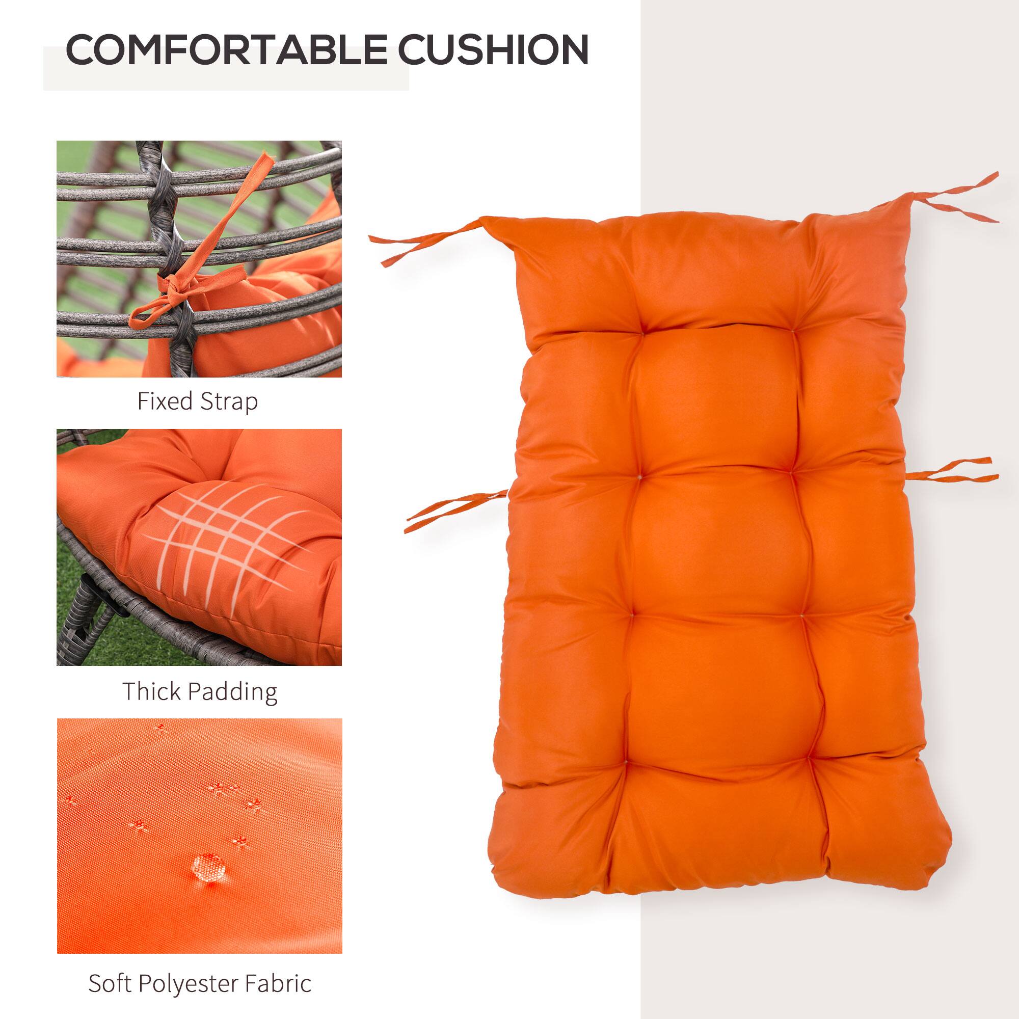 COMFORTABLE CUSHION

- Fixed Strap
- Thick Padding
- Soft Polyester Fabric