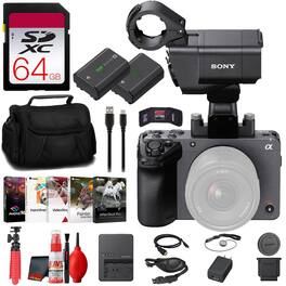 Sony - FX30 Digital Cinema Camera with XLR Handle Unit + 64GB SF-G Tough Card + More