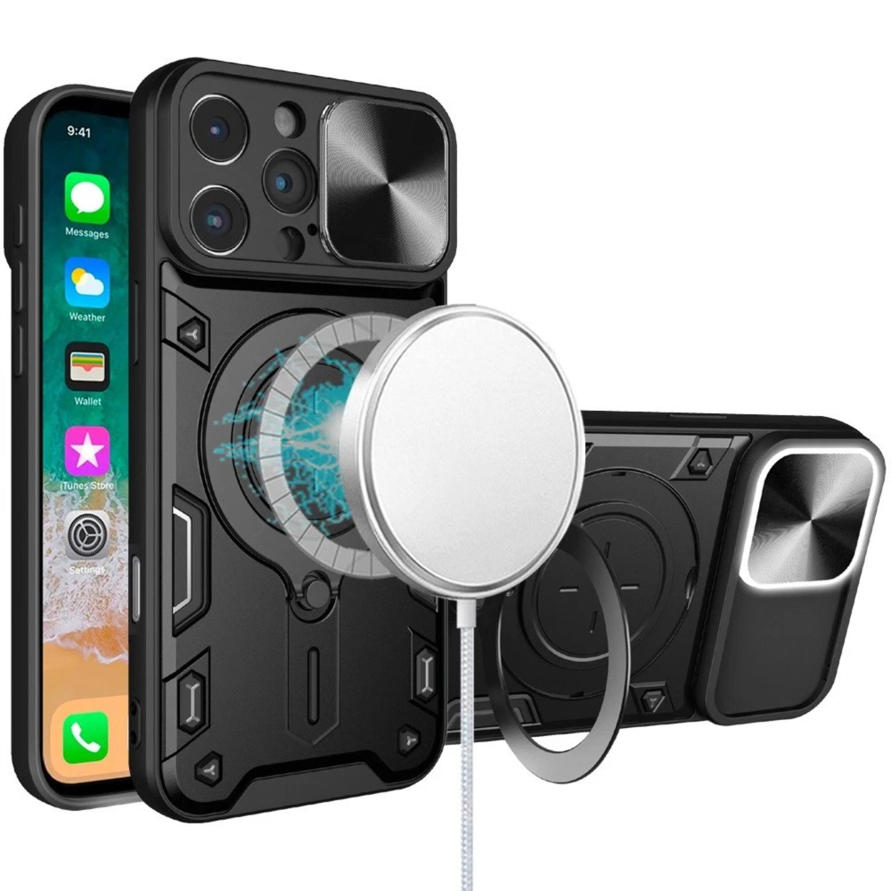 Kitcheniva Magnetic Circle Ring Stand Full Camera Lens Case With ...