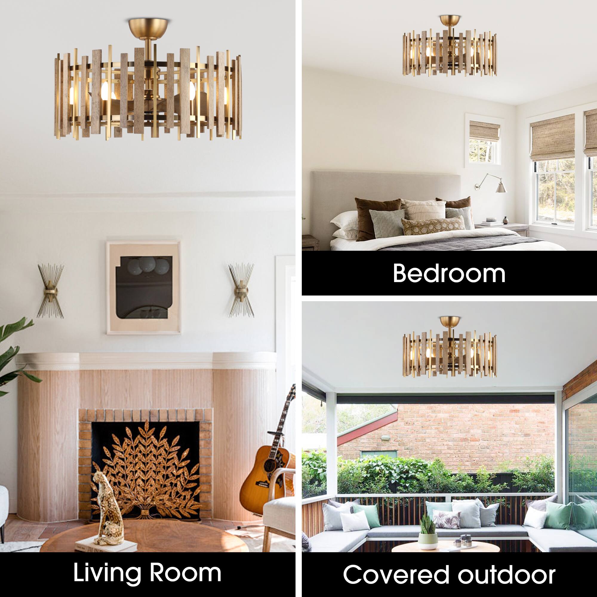 - Bedroom
- Living Room
- Covered outdoor