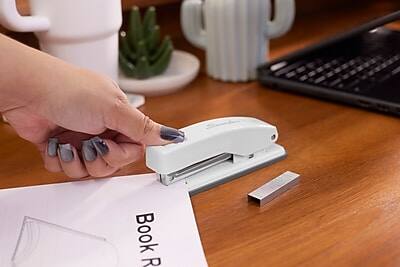 Alt View 5. Swingline - Cub Reduced-Effort Desktop Stapler, 20-Sheet Capacity - Arctic White.