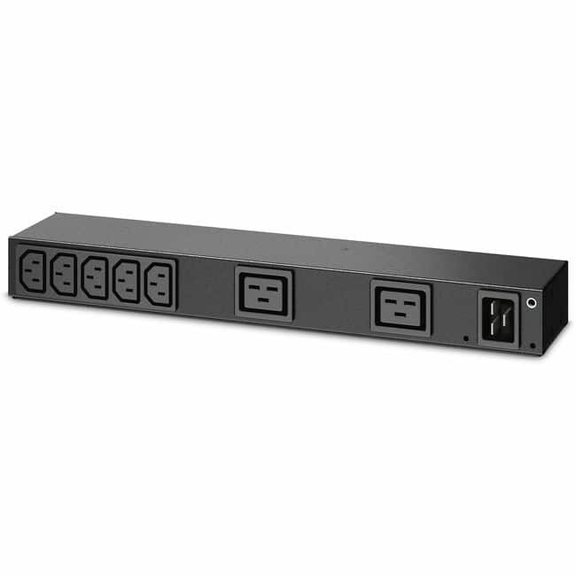 APC - NetShelter Basic Rack PDU, 0U/1U, 100-240V/20A, 220-240V/16A, 7 C13 and 2 C19 outlet - Basic - IEC 60320 C20 - 100 - Unknown