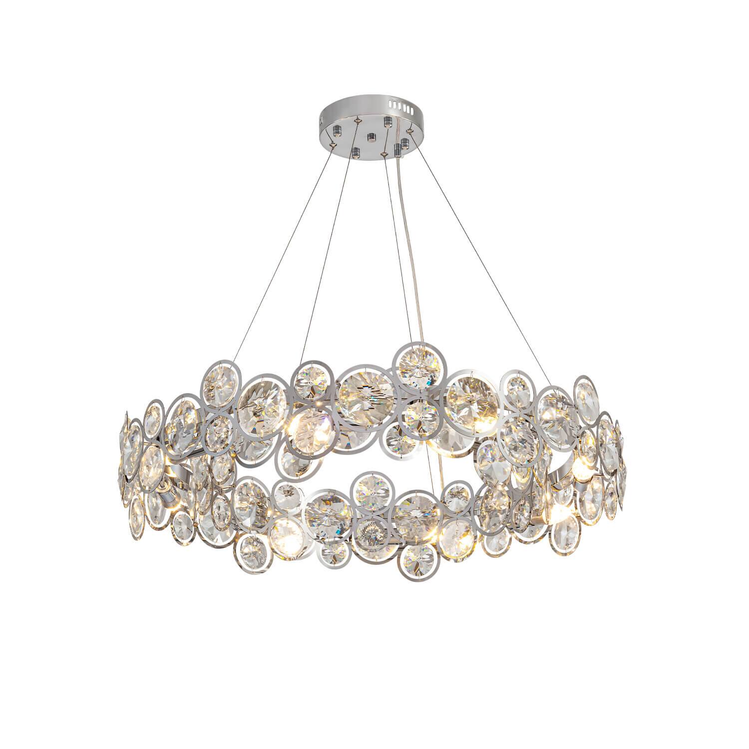 Alt View 9. Siljoy - Opal Unique Elegance Crystal Chandelier.