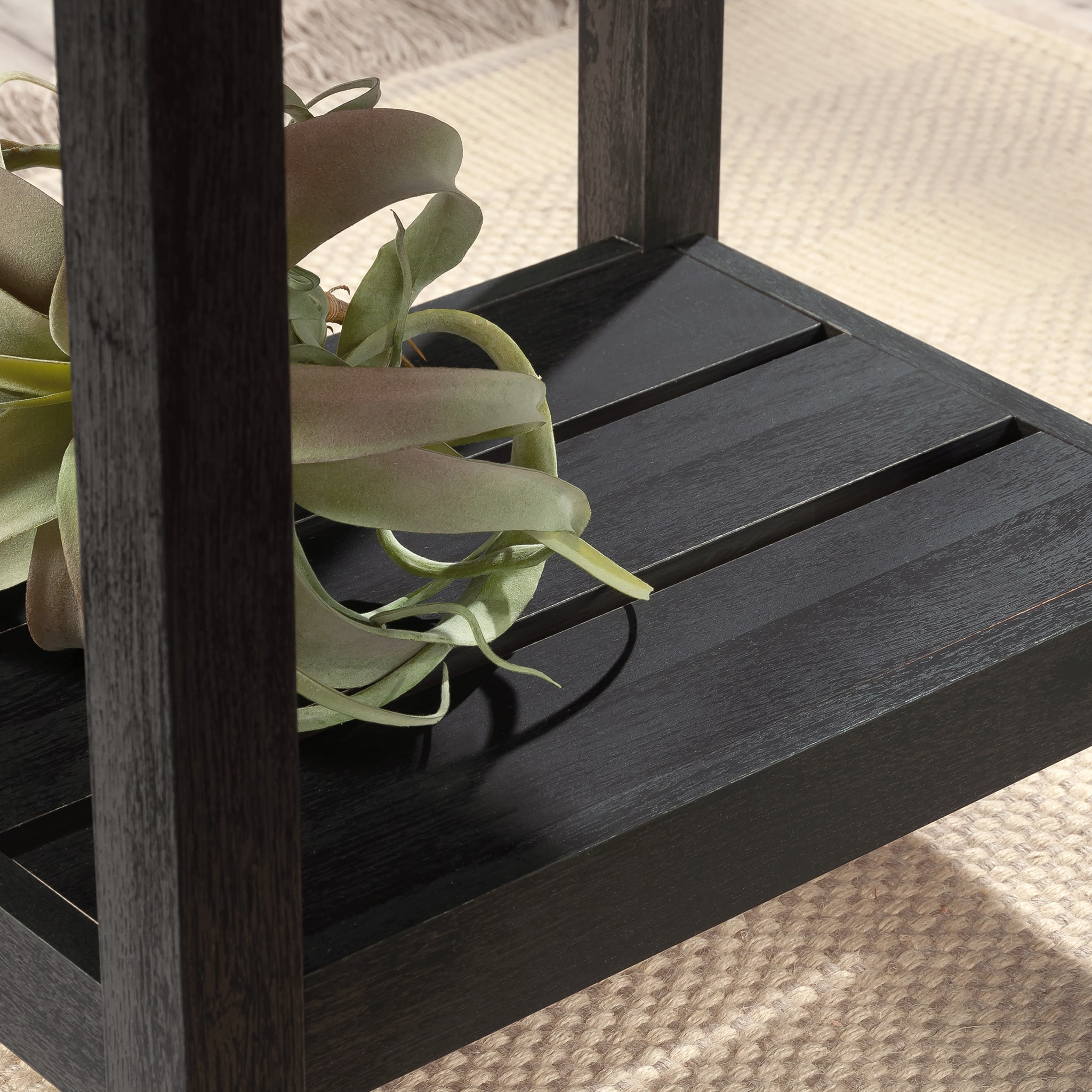 Alt View 12. Sauder - Cottage Road Desk w Drawers - Raven Oak - Raven Oak.