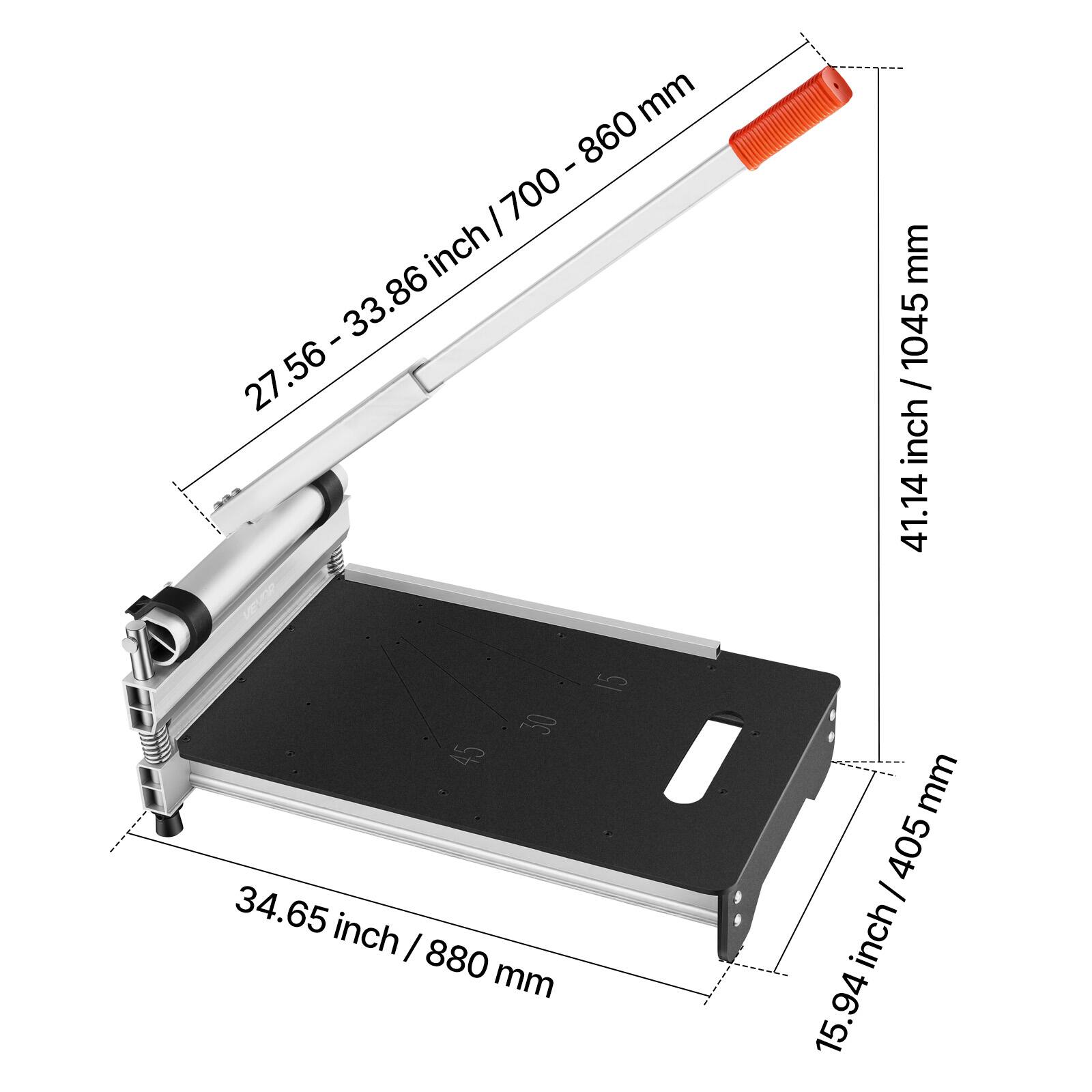 - 860 mm - 860 mm
- 700 mm - 860 mm
- 27.56 - 33.86 inch
- 41.14 inch / 1045 mm
- 34.65 inch / 880 mm
- 15.94 inch / 405 mm
