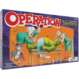 USAoploy - OPERATION: Shrek - Silly Skill Board Game, Ages 6+, 1+ Players