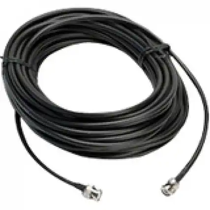 Front. Shure - Shure UA850 Coaxial Cable - 49.21 ft Coaxial Antenna Cable for Antenna Rotator - First End: BNC Antenna - Second End: - Black.
