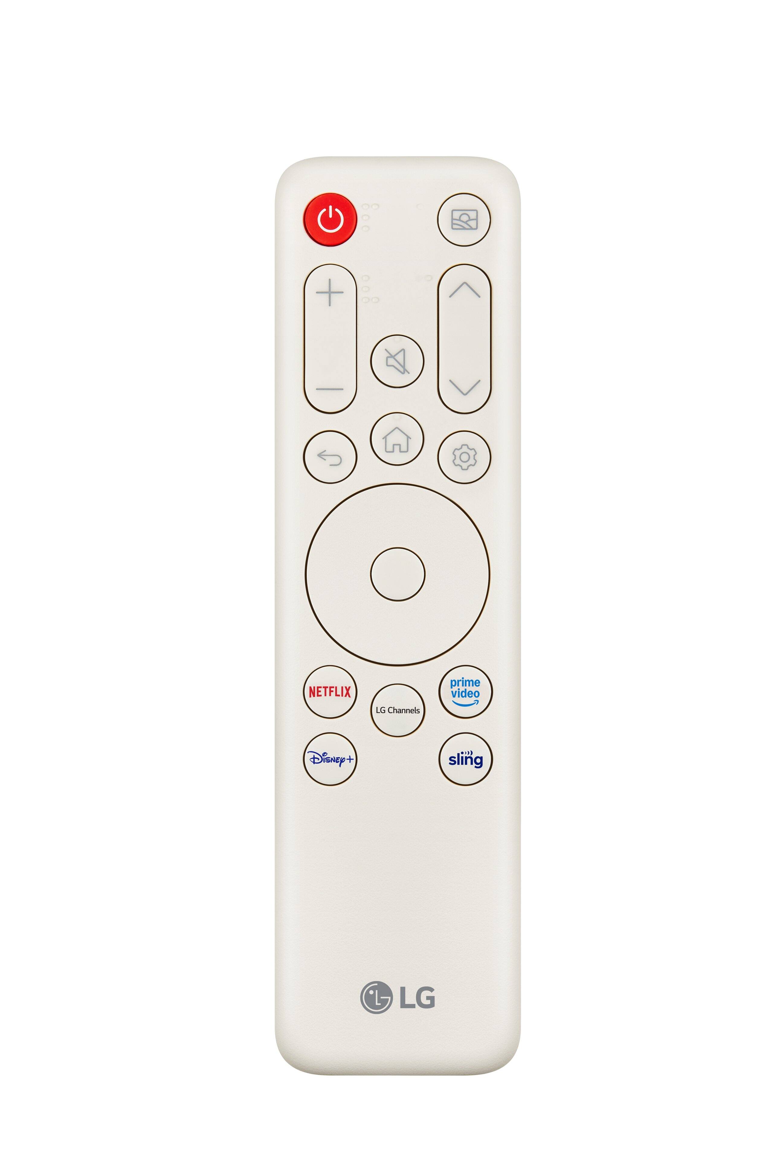 - NETFLIX
- prime video
- LG Channels
- Disney+
- sling
- LG