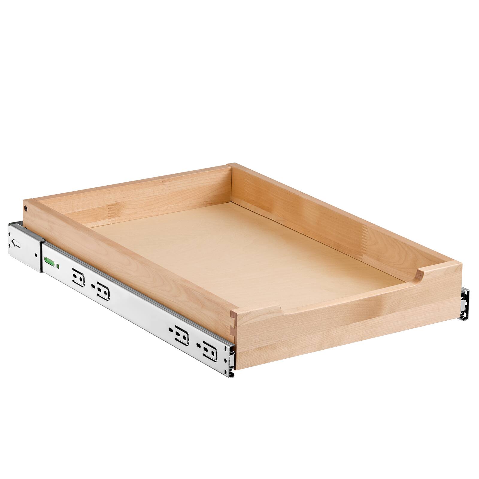 Alt View 5. VEVOR - Pull Out Cabinet Organizer, 14"W x 21"D Cabinet Drawer, Soft Close Slide out Shelf, Heavy-Duty Sliding Wood Drawer - Wood.