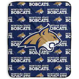 Pegasus - Montana State Bobcats 50" x 60" Repeat Wordmark Fleece Blanket - Multicolor
