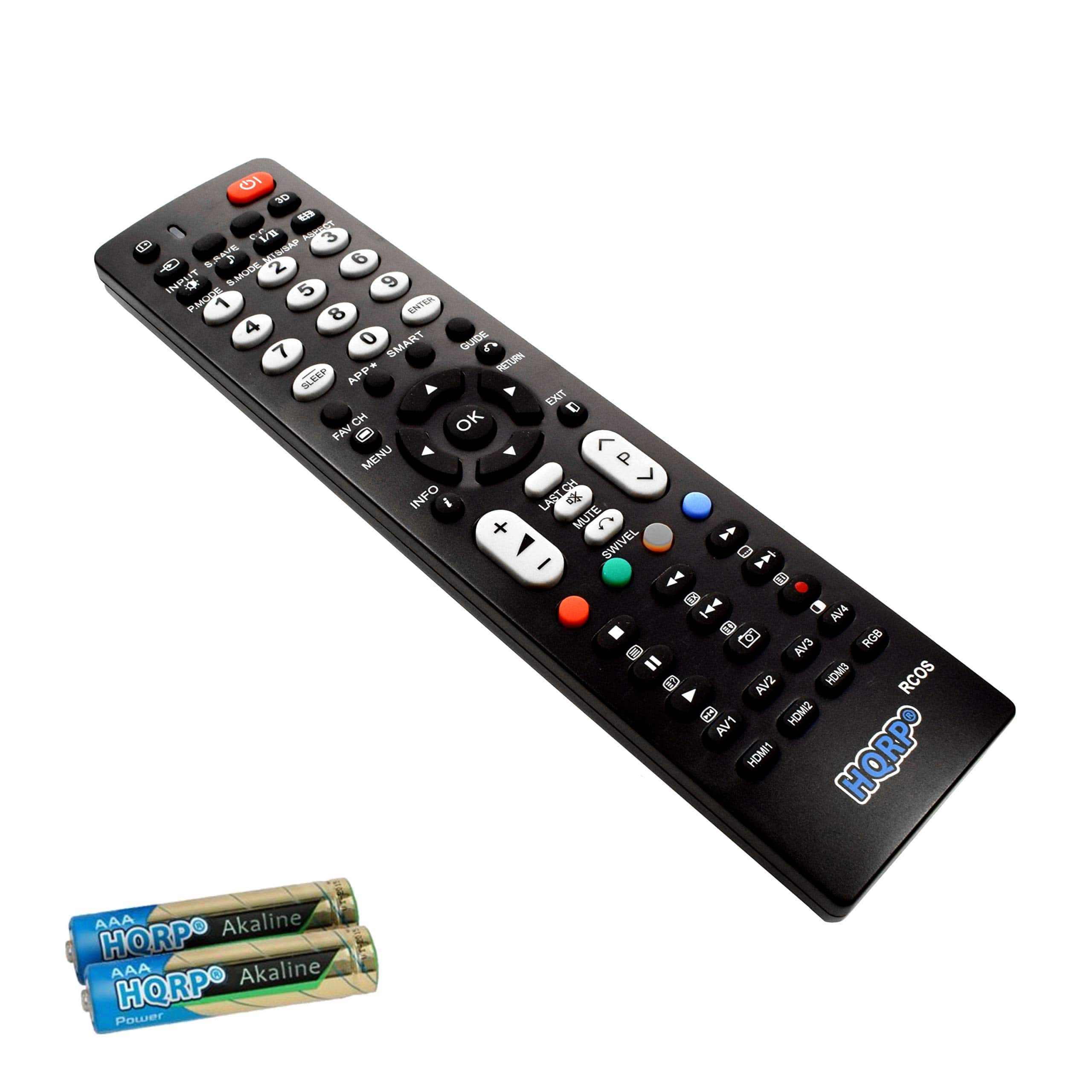 HQRP - TV Remote Control for Hitachi P42A202 P42H401 P42T501 P50A202 P50A402 50VG825 50VS69 50VS69A 50VX915 55HDM71 55HDS52