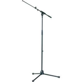 K&M - 21075 Microphone Stand with Telescopic Boom Arm, 39.76-67.71" Height