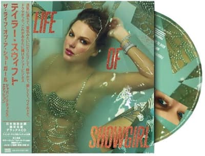 Taylor Swift The Life Of A Showgirl Japan Deluxe Edition COMPACT Taylor Swift The Life Of A Showgirl Japan Deluxe Edition COMPACT