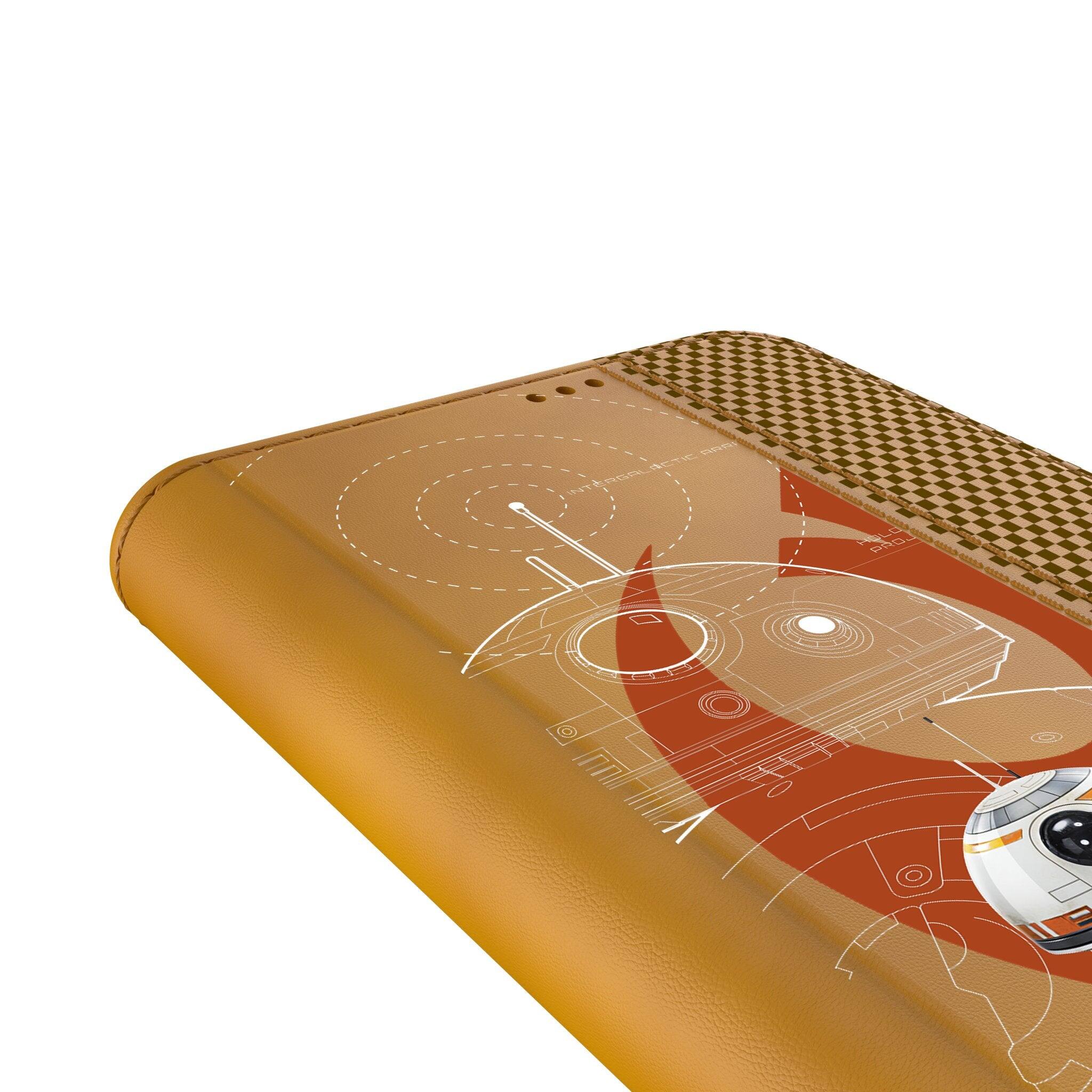 Alt View 1. Keyscaper - Star Wars: The Force Awakens FactionTech Folio Phone Case - Samsung Galaxy S22 Plus - BB-8.