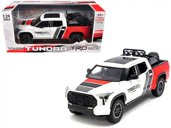 Gelance TOYOTA TUNDRA TRD OFF ROAD 1:24 SCALE
14+ MiJo Exclusives 1 of 2400
TOYOTA RACING DEVELOPMENT OFF ROAD TRD TUNDRA