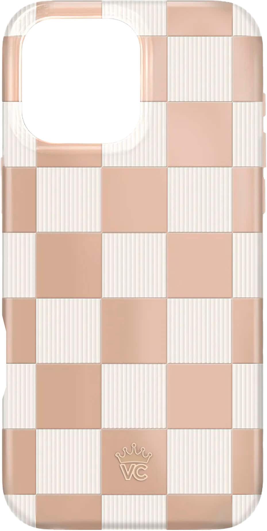 Alt View 2. VELVET CAVIAR - Magsafe Case for Apple iPhone 16 Pro Max - Checker Nude.