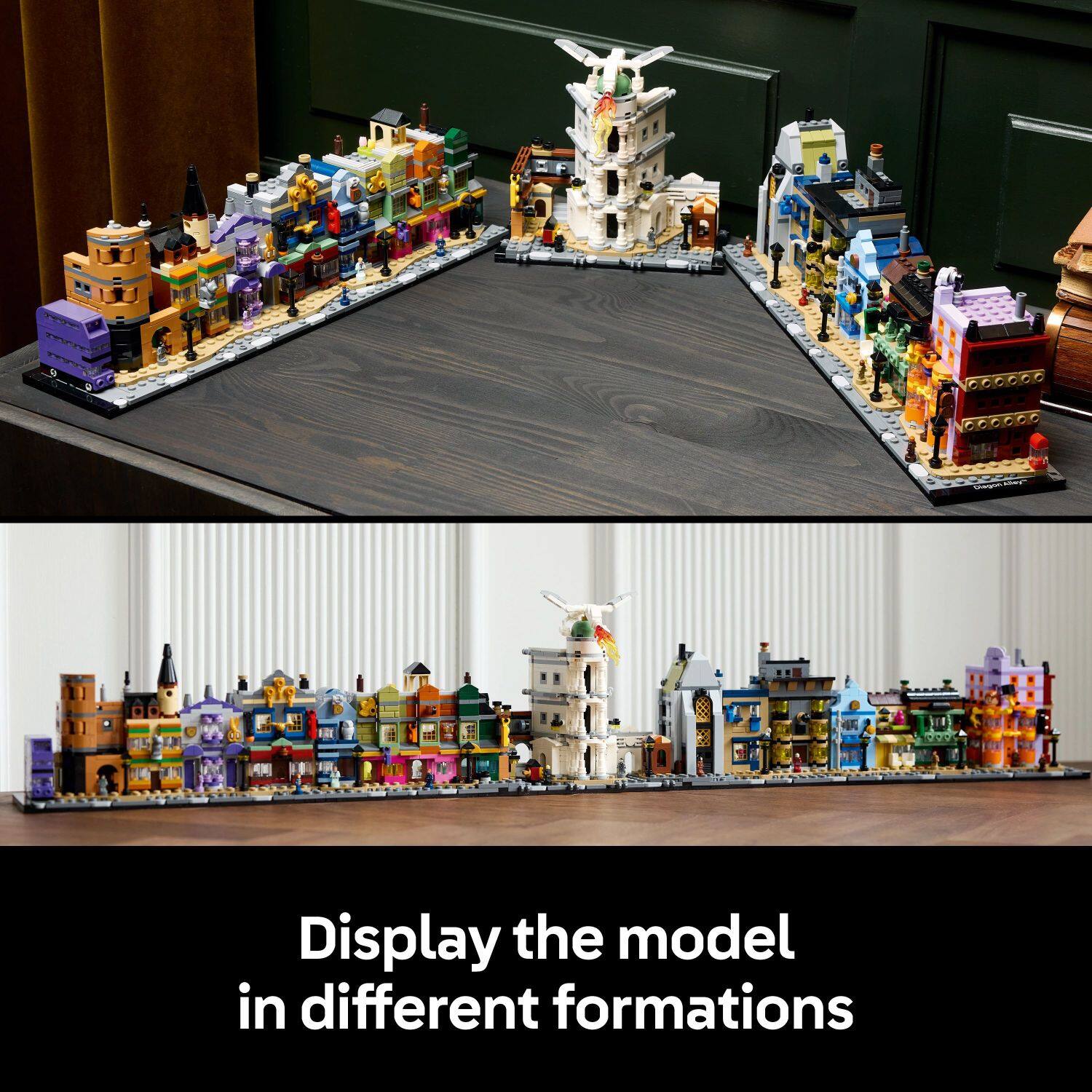 Display the model in different formations.