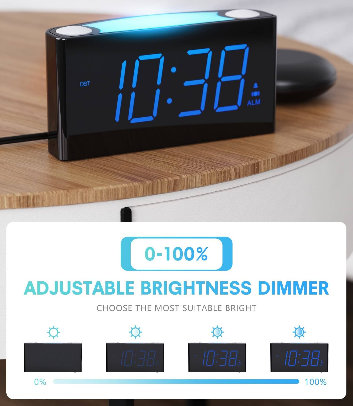 DST 10:38 ALM 10:38

0-100% ADJUSTABLE BRIGHTNESS DIMMER

CHOOSE THE MOST SUITABLE BRIGHT